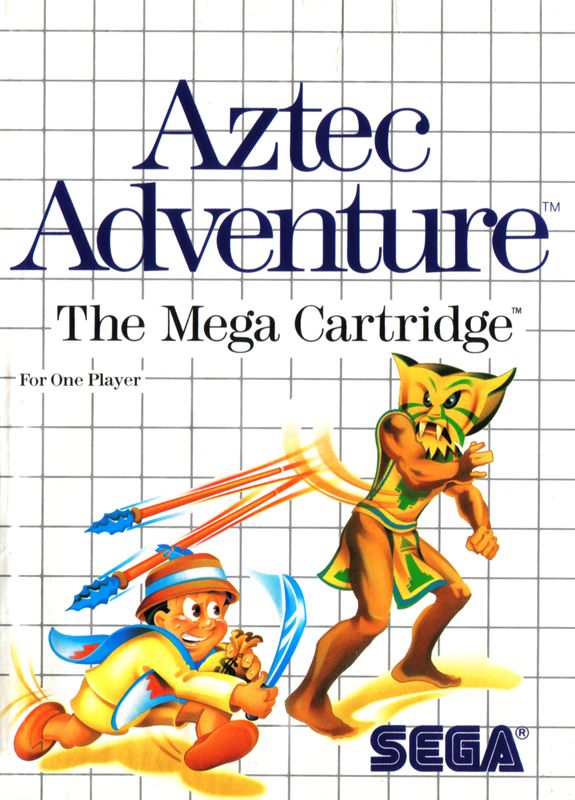 Aztec Adventure box art for Sega Master System